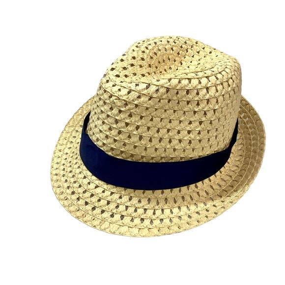 Paper Straw Trilby Hat - Picture 2 of 6